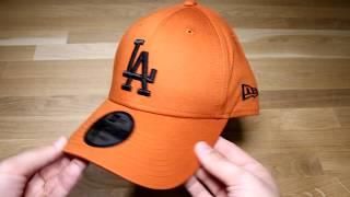 New Era Los Angeles Dodgers League Essential 9Forty Cap in Rust/Black