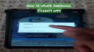 How to update Oneschool Student app