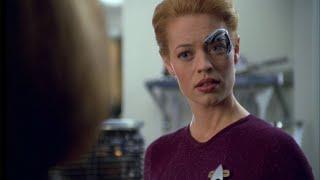 Seven of Nine researches human mating behavior | HD Upscaling | Video Enhance AI