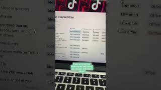 Get the content planning template in my bio #shorts #contentplanning #videotips #shortstips