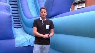 Water Slide Race - Jeremy Jauncey | This Morning