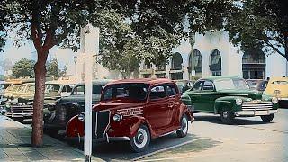 1940s - Views of California in color [60fps, Remastered] w/sound design added