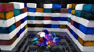 100 CHALK BLOCKS | 50 DYED Chalk Blocks | 50 Plain Jane Chalk Blocks | 10K CELEBRATION | ASMR