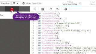 Qlik - Inline Table Load