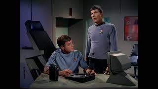 Dr. McCoy and Mr. Spock Confront Kirk in his Quarters