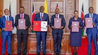 After Kindiki's Swearing-in, Pres' Ruto and DP Kindiki rushes to State House to sign the Sugar Bill.