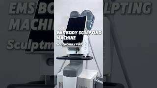 Sculptmax+RF EMS Body Sculpting Machine for Non-invasive Body Slimming and Building  #beautymachine