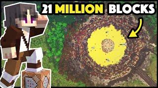 Building a Minecraft Boss in a MEGA Crater