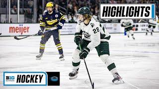 Michigan at Michigan State | Highlights | Big Ten Hockey | Dec. 9, 2022