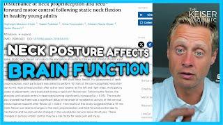 How Neck Posture Impacts Brain Function #brain #posture #bloodflow #braininjury #concussion #science