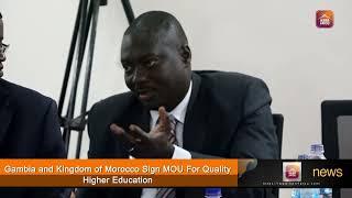 Gambia and Kingdom of Morocco Sign MOU For Quality Higher Education