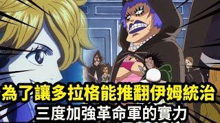 One Piece: In order for Dolago to overthrow the rule of Im  Oda strengthened the revolutionary army