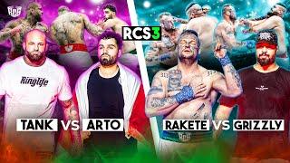 HEAVYWEIGHT Knockouts!  "Tank" vs. "ARTO" & "RAKETE vs. "GRIZZLY" - Ringlife Combat Series 3