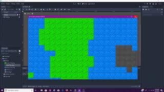 Messing around with 2D perlin noise in godot (procedural generation)