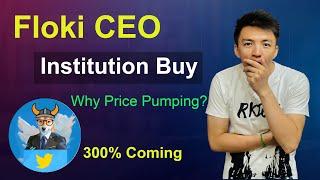 Why Floki CEO is Pumping | Floki CEO Latest News Today | Institution Purchase Floki | 300% Move