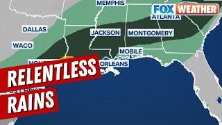 Atlanta, Houston Among Cities Across South Facing Risk of Flash Flooding Amid Rounds of Heavy Rain