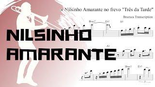 Transcrição do solo improvisado por Nilsinho Amarante no frevo "Três da Tarde"