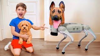 REAL Dog vs ROBO Dog Challenge!