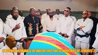 LE DERNIER HOMMAGE DE MAITRE EKOLONGELE EKO PAR LES JUDOKAS DE LONDRED