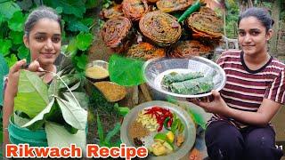 Cooking Simple Rikwach Recipe  Cutting Banana Tree