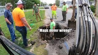 Boring company hits our water main.