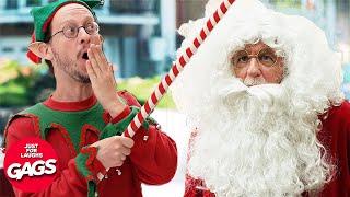 CHRISTMAS PRANKS 2024 LIVE | Just For Laughs Gags