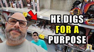 HE DIGS FOR A PURPOSE!!!! Toy Hunting and Digging for Gold!