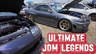 "Unleashing the Legends: JDM Cars Take Over the Car Show