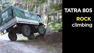 Tatra 805 / offroad rock climbing