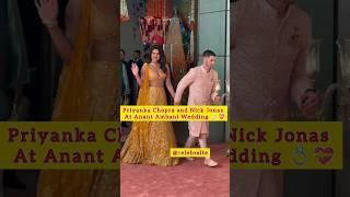 Priyanka Chopra and Nick Jonas At Anant Ambani Wedding #anantambani #anantambaniwedding