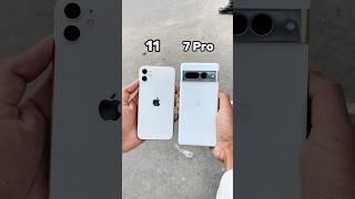 iPhone 11 Vs Pixel 7 Pro || Camera Zoom Test! #shorts