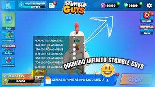 Stumble guys mod menu 0.84 INFINITO TUDO DESBLOQUEADO? (emotes e skins) 2025