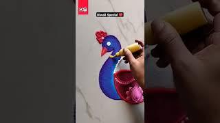 Best Rangoli Tricks by Sangeeta| Diya, Peacock New Rangoli and Diwali Simple Rangoli