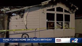 Fire burns family's home in Estero on son's 8th birthday