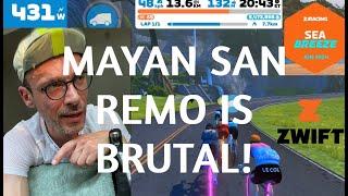I AM DONE! - Zwift Mayan San Remo ft @MrPedel and subscribers!