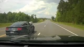 Dash cam SHERIDAN ARKANSAS WILD POLICE CHASE SUSPECT DIES, dash cam from  officer who pits