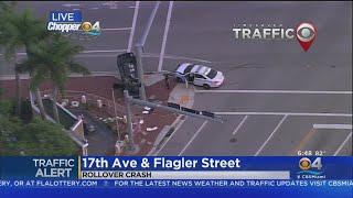 Traffic Alert: Officer Involved Accident In Little Havana