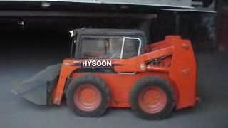 1482mm low height  HYSOON HY850 skid steer loader