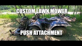 DIY Quad lawn mower attachment