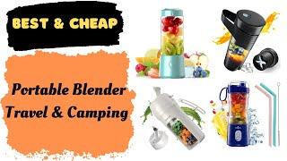 Best Portable Blender for Travel & Camping 2024 - Cheap Portable Travel Jar 2024 - Personal Blender