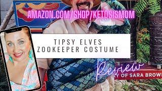 @KetosisMom Reviews Adult Tipsy Elves Costume for Zookeeper