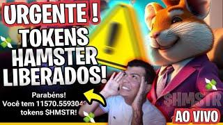 AO VIVO URGENTE LIBEROU OS TOKENS $HMSTR - VOCÊ FICOU RICO COM HAMSTER KOMBAT?