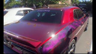 The Blue Ribbon Car show. Meet the Challenger Chicks. All these women drive Challengers! Very cool.