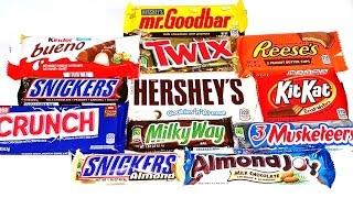 A lot of Candy Bars Countdown