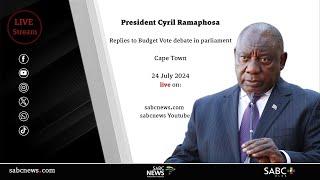 President replies to Budget Vote debate in parliament