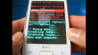 Como Formatar Samsung Galaxy Y DUOS S6102 || Hard Reset, Desbloquear. G-Tech