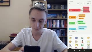 XMind на телефоне android! Рисуем интеллект карту с планами на неделю в мобильном приложении