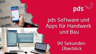 Überblick pds Software, Apps & Cloud in 90 Sekunden | Digitalisierung im Handwerk