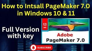 How to Install PageMaker 7.0 in Windows 10 and Windows 11 | Gateway Solutions