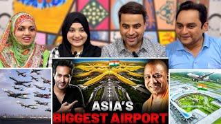 How INDIA is Building ASIA'S Biggest Airport - Jewar International Airport | Reaction!!!